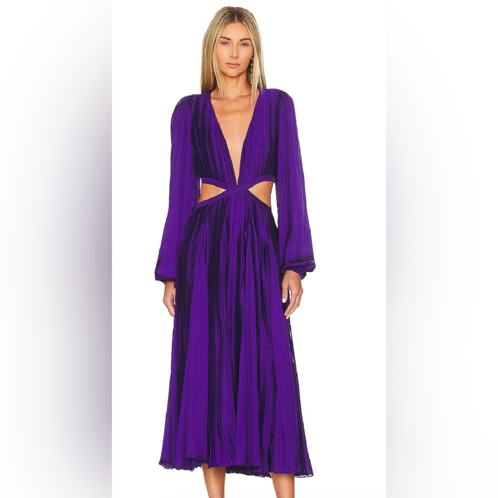 Rococo Sand Cassi Long Sleeve Midi Dress